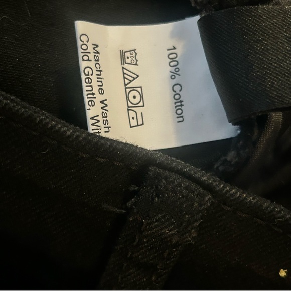 ROMWE Men’s Black Jeans with Yellow Splatter - Picture 9 of 13